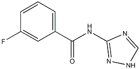 3-fluoro-N-(1H-1,2,4-triazol-3-yl)benzamide,,结构式