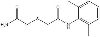 2-[(2-amino-2-oxoethyl)sulfanyl]-N-(2,6-dimethylphenyl)acetamide|