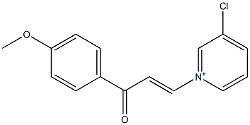 3-chloro-1-[3-(4-methoxyphenyl)-3-oxo-1-propenyl]pyridinium