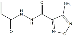 4-amino-N'-propionyl-1,2,5-oxadiazole-3-carbohydrazide