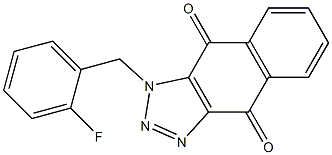 1-(2-fluorobenzyl)-1H-naphtho[2,3-d][1,2,3]triazole-4,9-dione