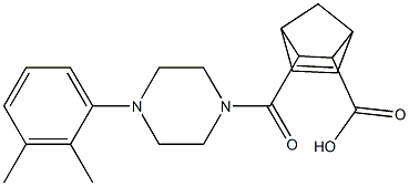 3-{[4-(2,3-dimethylphenyl)-1-piperazinyl]carbonyl}bicyclo[2.2.1]hept-5-ene-2-carboxylic acid|