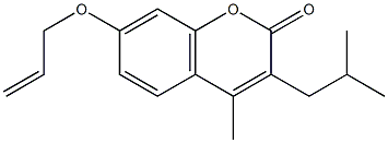  7-(allyloxy)-3-isobutyl-4-methyl-2H-chromen-2-one