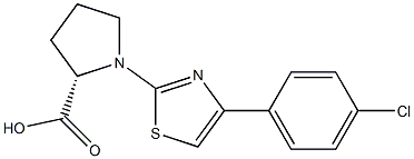 1-[4-(4-chlorophenyl)-1,3-thiazol-2-yl]proline