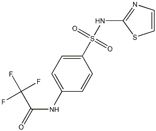 2,2,2-trifluoro-N-{4-[(1,3-thiazol-2-ylamino)sulfonyl]phenyl}acetamide