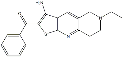 (3-amino-6-ethyl-5,6,7,8-tetrahydrothieno[2,3-b][1,6]naphthyridin-2-yl)(phenyl)methanone|