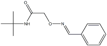 2-[(benzylideneamino)oxy]-N-(tert-butyl)acetamide Structure