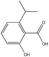 2-hydroxy-6-isopropylbenzoic acid Structure