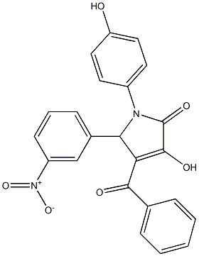  4-benzoyl-3-hydroxy-5-{3-nitrophenyl}-1-(4-hydroxyphenyl)-1,5-dihydro-2H-pyrrol-2-one