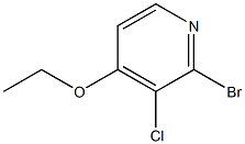 2-bromo-3-chloropyridin-4-yl ethyl ether 结构式