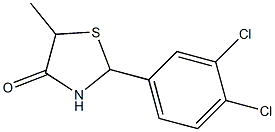 2-(3,4-dichlorophenyl)-5-methyl-1,3-thiazolidin-4-one Structure