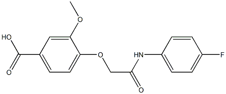 4-[2-(4-fluoroanilino)-2-oxoethoxy]-3-methoxybenzoic acid
