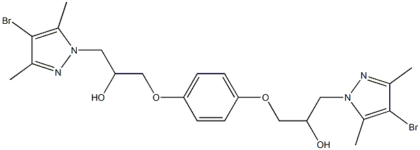 1-(4-bromo-3,5-dimethyl-1H-pyrazol-1-yl)-3-{4-[3-(4-bromo-3,5-dimethyl-1H-pyrazol-1-yl)-2-hydroxypropoxy]phenoxy}-2-propanol