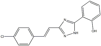 2-{3-[2-(4-chlorophenyl)vinyl]-1H-1,2,4-triazol-5-yl}phenol