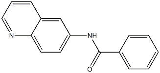 N-(6-quinolinyl)benzamide 化学構造式