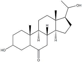 3,20-dihydroxypregnan-6-one Structure