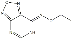 [1,2,5]oxadiazolo[3,4-d]pyrimidin-7(6H)-one O-ethyloxime Struktur