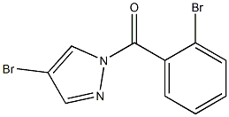 4-bromo-1-(2-bromobenzoyl)-1H-pyrazole Structure