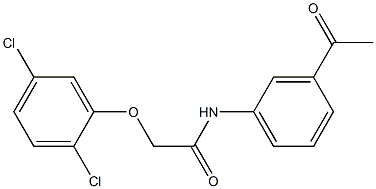 N-(3-acetylphenyl)-2-[(2,5-dichlorophenyl)oxy]acetamide|