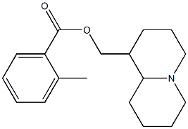 octahydro-2H-quinolizin-1-ylmethyl 2-methylbenzoate Structure