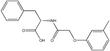 N-[(3-methylphenoxy)acetyl]phenylalanine