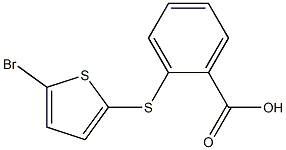  2-[(5-bromo-2-thienyl)sulfanyl]benzoic acid