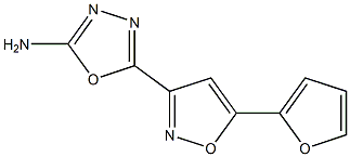 5-[5-(2-furyl)-3-isoxazolyl]-1,3,4-oxadiazol-2-amine