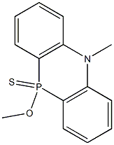 10-methoxy-5-methyl-5,10-dihydrophenophosphazine 10-sulfide Struktur