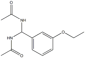 N-[(acetylamino)(3-ethoxyphenyl)methyl]acetamide