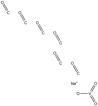 六羰基钒酸钠,,结构式