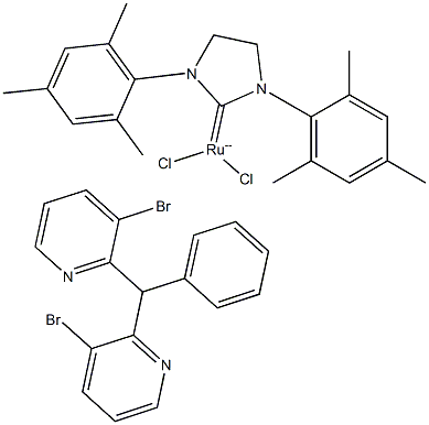 [1,3-Bis(2,4,6-trimethylphenyl)-2-imidazolidinylidene]dichloro(phenylmethylene)bis(3-bromopyridine)ruthenium(II)