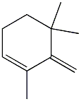 1,5,5-trimethyl-6-methylidene-cyclohexene 化学構造式