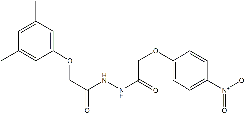 2-(3,5-dimethylphenoxy)-N'-[2-(4-nitrophenoxy)acetyl]acetohydrazide