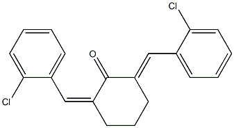 2-[(E)-(2-chlorophenyl)methylidene]-6-[(Z)-(2-chlorophenyl)methylidene]cyclohexanone