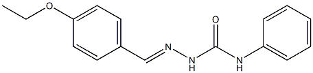 2-[(E)-(4-ethoxyphenyl)methylidene]-N-phenyl-1-hydrazinecarboxamide