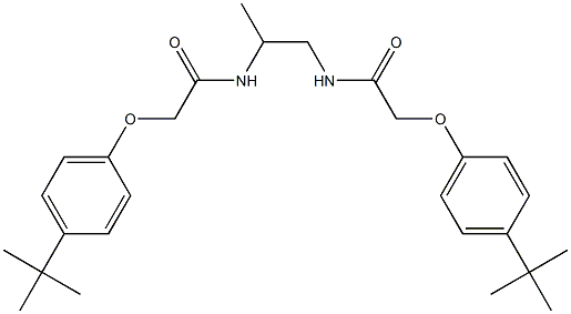  2-[4-(tert-butyl)phenoxy]-N-[2-({2-[4-(tert-butyl)phenoxy]acetyl}amino)-1-methylethyl]acetamide