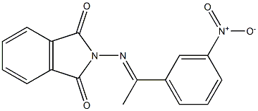 2-{[(E)-1-(3-nitrophenyl)ethylidene]amino}-1H-isoindole-1,3(2H)-dione Structure