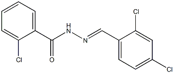 2-chloro-N'-[(E)-(2,4-dichlorophenyl)methylidene]benzohydrazide