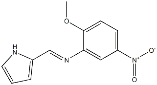  N-(2-methoxy-5-nitrophenyl)-N-[(E)-1H-pyrrol-2-ylmethylidene]amine