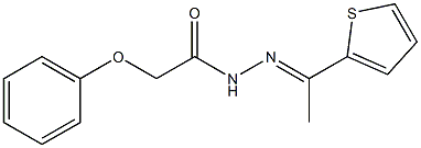 2-phenoxy-N'-[(E)-1-(2-thienyl)ethylidene]acetohydrazide Structure