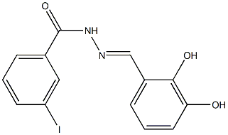 N'-[(E)-(2,3-dihydroxyphenyl)methylidene]-3-iodobenzohydrazide,,结构式