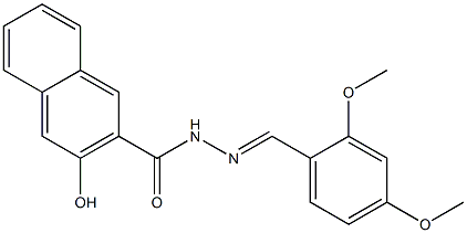 N'-[(E)-(2,4-dimethoxyphenyl)methylidene]-3-hydroxy-2-naphthohydrazide