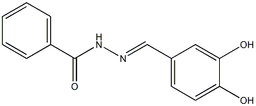 N'-[(E)-(3,4-dihydroxyphenyl)methylidene]benzohydrazide Structure