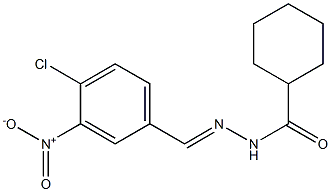 N'-[(E)-(4-chloro-3-nitrophenyl)methylidene]cyclohexanecarbohydrazide