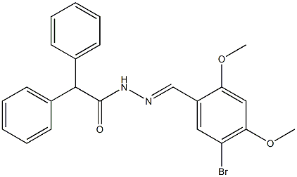 N'-[(E)-(5-bromo-2,4-dimethoxyphenyl)methylidene]-2,2-diphenylacetohydrazide