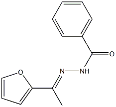 N'-[(E)-1-(2-furyl)ethylidene]benzohydrazide Structure