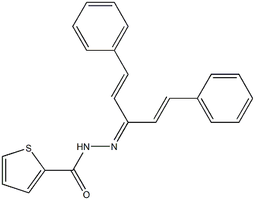 N'-{(E)-3-phenyl-1-[(E)-2-phenylethenyl]-2-propenylidene}-2-thiophenecarbohydrazide