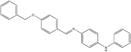 N-(4-anilinophenyl)-N-{(E)-[4-(benzyloxy)phenyl]methylidene}amine