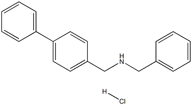N-benzyl([1,1'-biphenyl]-4-yl)methanamine hydrochloride Struktur