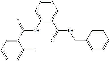 N-benzyl-2-[(2-iodobenzoyl)amino]benzamide Structure